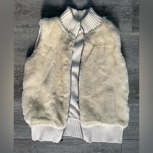 GAP Kids Cream Knit Vest